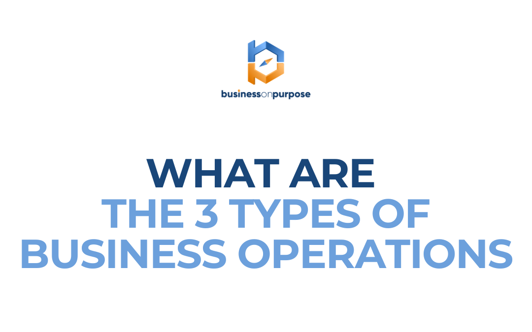 What Are The 3 Types Of Business Operations